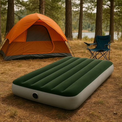 Intex 64170 Inflatable Velvet Tourist Mattress – Single-Person Comfort Anywhere (WNDR25196) - Image 6