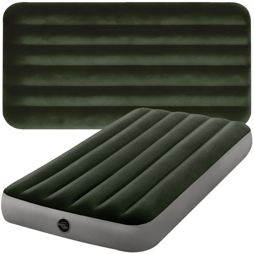 Intex 64170 Inflatable Velvet Tourist Mattress – Single-Person Comfort Anywhere (WNDR25196)