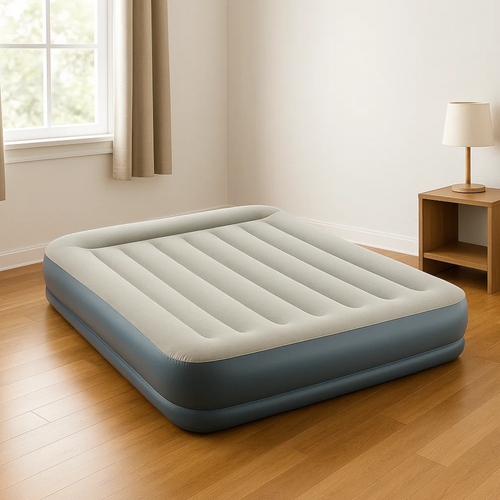 Intex 64118 Double Inflatable Mattress with Built-In Pump (WNDR25197) - Image 5