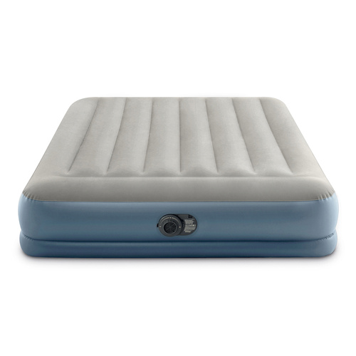 Intex 64118 Double Inflatable Mattress with Built-In Pump (WNDR25197) - Image 9