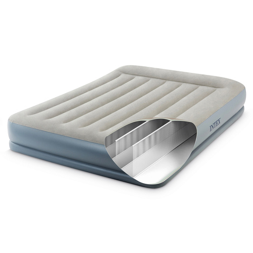 Intex 64118 Double Inflatable Mattress with Built-In Pump (WNDR25197) - Image 11