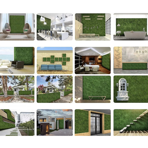 Artificial Boxwood Hedge Panel 60×40 cm – Decorative Fence Mat for Balcony and Walls (WNDR25390) - Image 4