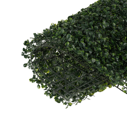 Artificial Boxwood Hedge Panel 60×40 cm – Decorative Fence Mat for Balcony and Walls (WNDR25390) - Image 9