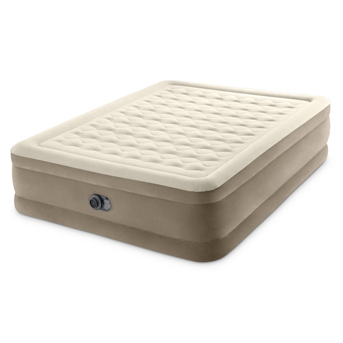 Intex 64428 Inflatable Double Air Mattress with Built-In Pump and Carry Bag (WNDR25198) - Image 16