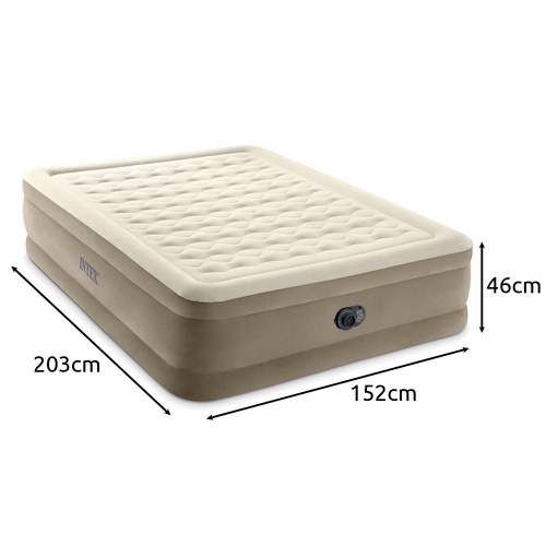 Intex 64428 Inflatable Double Air Mattress with Built-In Pump and Carry Bag (WNDR25198) - Image 18