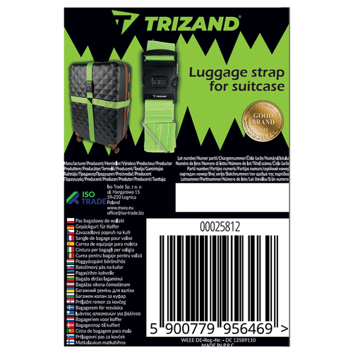 Adjustable Luggage Strap for Suitcase – Trizand (WNDR25812) - Image 7