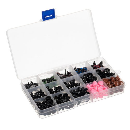 MAALEO 560-Piece Safety Eyes and Noses Set with Organizer – for Plush Toys, Teddy Bears & DIY Crafts (WNDR25761) - Image 7