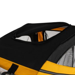 PURLOV Large Bicycle Trailer for Dogs – Safe & Comfortable Pet Transport (WNDR25373)