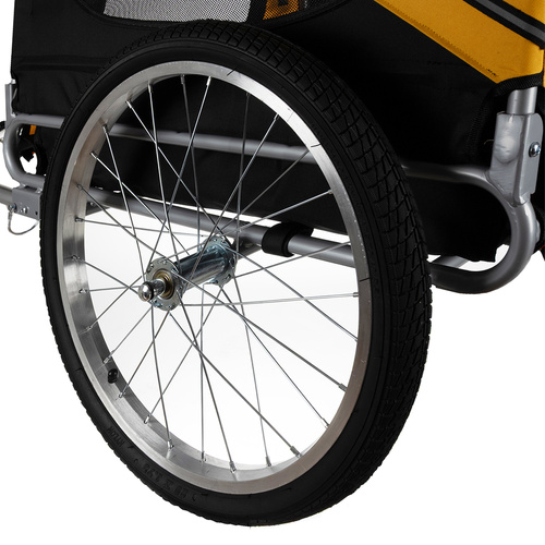 PURLOV Large Bicycle Trailer for Dogs – Safe & Comfortable Pet Transport (WNDR25373) - Image 7