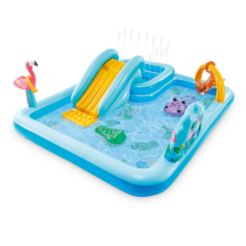 INTEX 57161 Inflatable Water Playground – Garden Pool with Slide & Fountain (WNDR25166) - Image 10