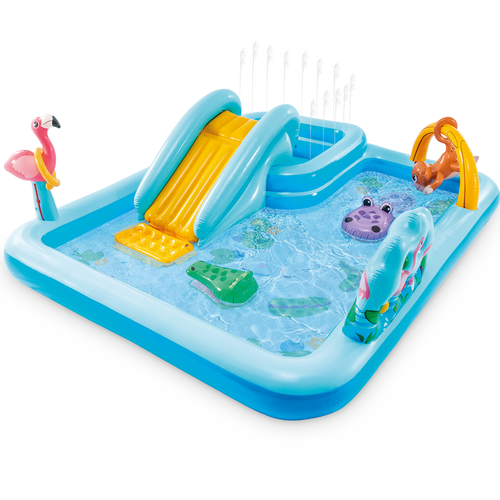 INTEX 57161 Inflatable Water Playground – Garden Pool with Slide & Fountain (WNDR25166) - Image 11