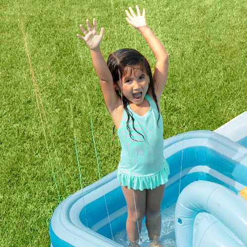 INTEX 57161 Inflatable Water Playground – Garden Pool with Slide & Fountain (WNDR25166) - Image 5