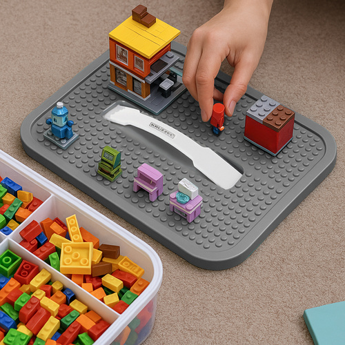 KRUZZEL 5-Level Modular Block Organizer – 35L Safe Storage for Toys (WNDR257589 - Image 5