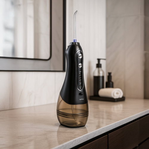 Wireless Oral Irrigator – 5 Modes, 8 Nozzles for Teeth, Gums, Nose & Tongue – 300ml (WNDR25397) - Image 3