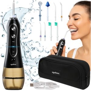 Wireless Oral Irrigator – 5 Modes, 8 Nozzles for Teeth, Gums, Nose & Tongue – 300ml (WNDR25397)