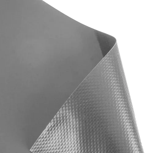 GARDLOV Strong Fence Tape 450g/m² for Panel Fence + 25 Mounting Clips – 19 x 3500 cm, Grey (WNDR23697) - Image 13