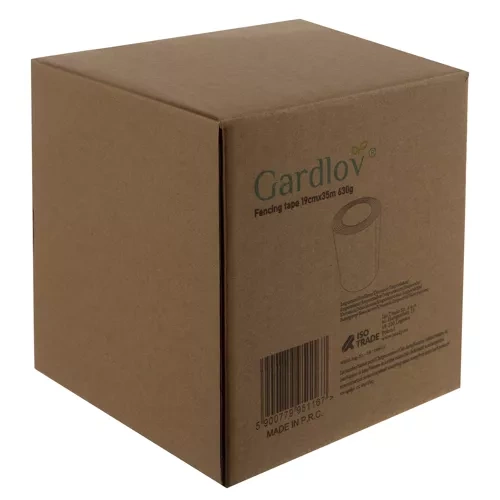 GARDLOV Strong Fence Tape 450g/m² for Panel Fence + 25 Mounting Clips – 19 x 3500 cm, Grey (WNDR23697) - Image 20