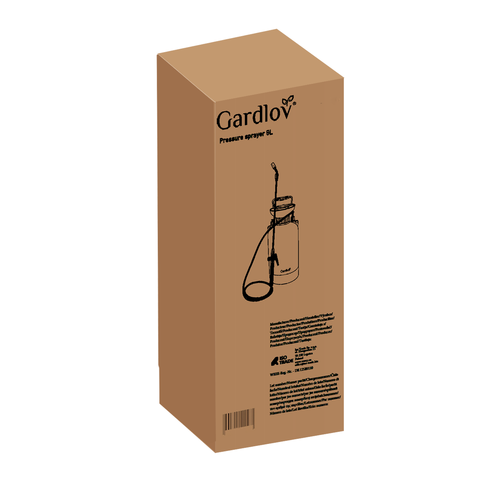 GARDLOV 8L Hand-Held Garden Pressure Sprayer with 40 cm Lance and 100 cm Hose (WNDR25430) - Image 6