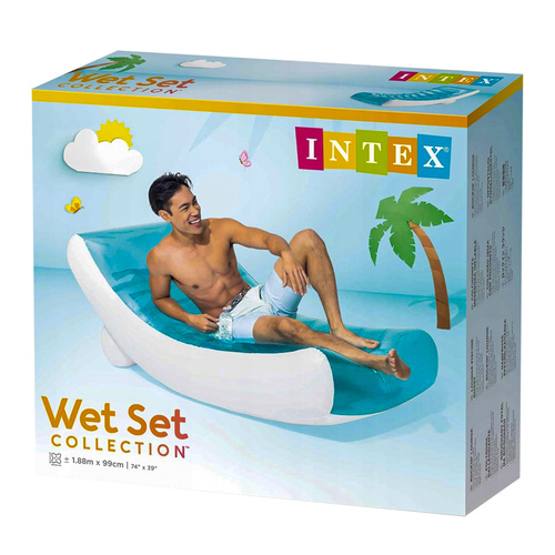 Intex Inflatable Lounger 56874 – Ergonomic Floating Pool Mattress and Beach Chair (WNDR25159) - Image 5