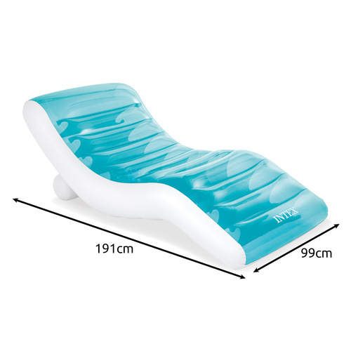 Intex Inflatable Lounger 56874 – Ergonomic Floating Pool Mattress and Beach Chair (WNDR25159) - Image 6