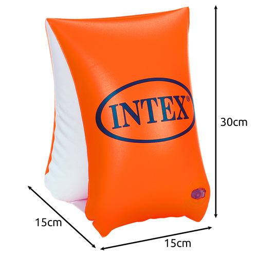 Intex Inflatable Swimming Armbands for Children (Age 6-12) – Red Large Size 30x15 cm (WNDR25157) - Image 7
