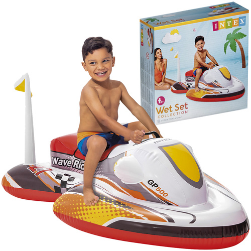 INTEX Inflatable Water Scooter for Children – Jet Ski Swimming Mattress, Model 57520 (WNDR25164)