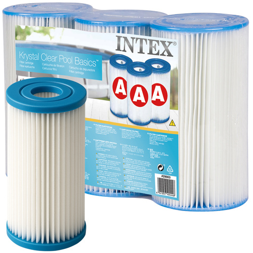 INTEX Pool Pump Filter Cartridge Type A – Set of 3 Replacement Filters for INTEX Pumps (WNDR25178)