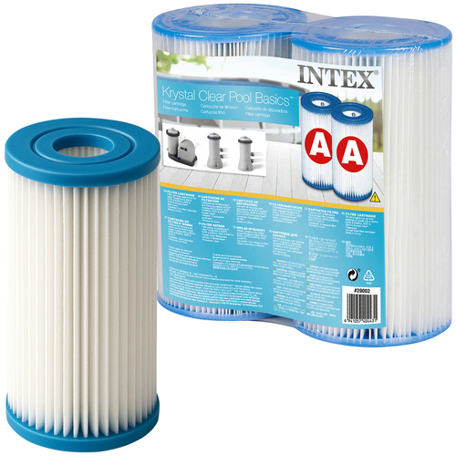 INTEX Pool Pump Filter Type A – Set of 2 Filter Cartridges (WNDR25177)