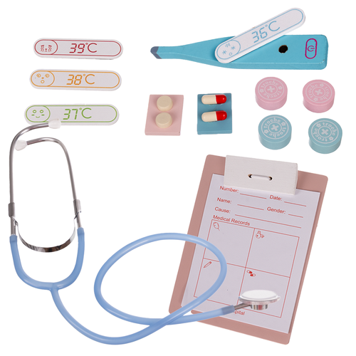 KRUZZEL XXL Little Doctor Set for Kids – First Aid Kit with Accessories, Educational Medical Role Play (WNDR25115) - Image 5