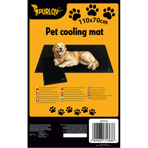 XXL 110x70cm Cooling Gel Mat for Dogs & Cats – Foldable, Waterproof, Safe for Pets, by PURLOV (WNDR25536) - Image 6