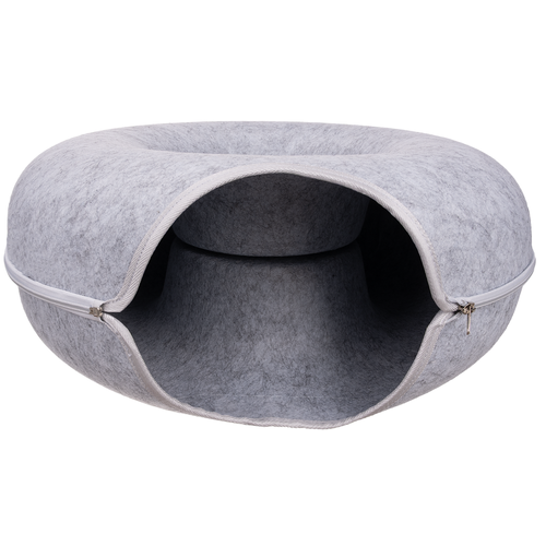 PURLOV Cat Bed – Anti-Stress Donut Tunnel for Cats and Ferrets (WNDR25810) - Image 7