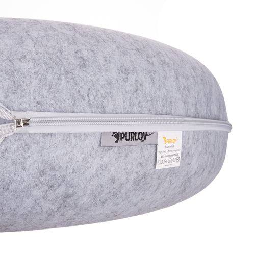 PURLOV Cat Bed – Anti-Stress Donut Tunnel for Cats and Ferrets (WNDR25810) - Image 8