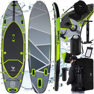 Inflatable SUP Board 335 cm with Paddle, Seat, Pump & Full Accessory Kit (WNDR25260)