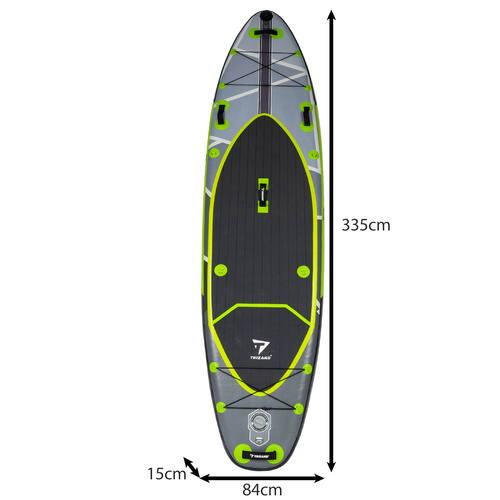 Inflatable SUP Board 335 cm with Paddle, Seat, Pump & Full Accessory Kit (WNDR25260) - Image 15