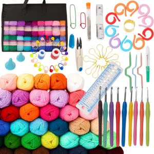 MAALEO 113-Piece Crochet Set with XXL Bag – Complete Starter & Advanced Kit (WNDR25885)