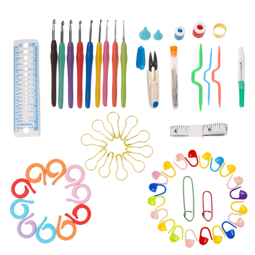 MAALEO 113-Piece Crochet Set with XXL Bag – Complete Starter & Advanced Kit (WNDR25885) - Image 6