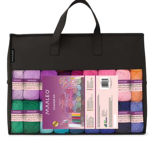 MAALEO 113-Piece Crochet Set with XXL Bag – Complete Starter & Advanced Kit (WNDR25885) - Image 8