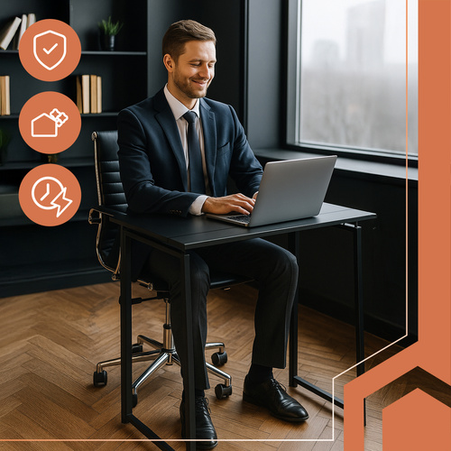 RUHHY Folding Desk – Sleek, Space-Saving, and Practical (WNDR26117) - Image 9