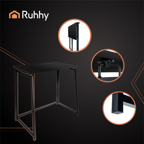 RUHHY Folding Desk – Sleek, Space-Saving, and Practical (WNDR26117) - Image 10