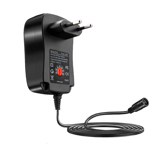 IZOXIS Universal Adjustable Power Supply 3–12V 30W with USB – One Charger, Countless Possibilities (WNDR26106) - Image 6
