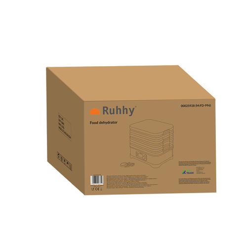 RUHHY Mushroom Dryer – Efficient, Versatile, and Energy-Saving Food Dehydrator (WNDR25928) - Image 16