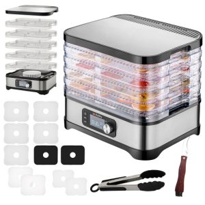 RUHHY Mushroom Dryer – Efficient, Versatile, and Energy-Saving Food Dehydrator (WNDR25928)