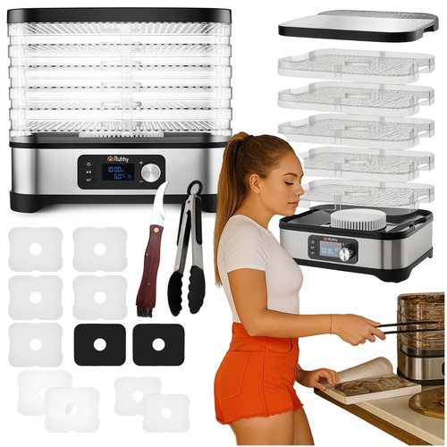 RUHHY Mushroom Dryer – Efficient, Versatile, and Energy-Saving Food Dehydrator (WNDR25928) - Image 2
