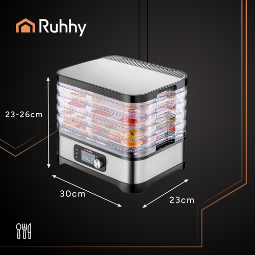 RUHHY Mushroom Dryer – Efficient, Versatile, and Energy-Saving Food Dehydrator (WNDR25928) - Image 5