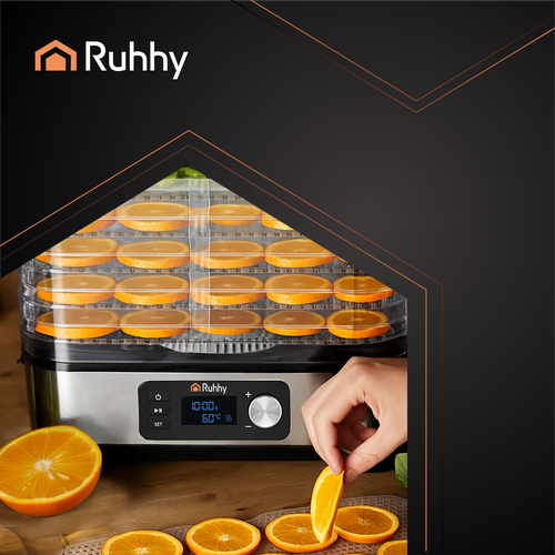 RUHHY Mushroom Dryer – Efficient, Versatile, and Energy-Saving Food Dehydrator (WNDR25928) - Image 7