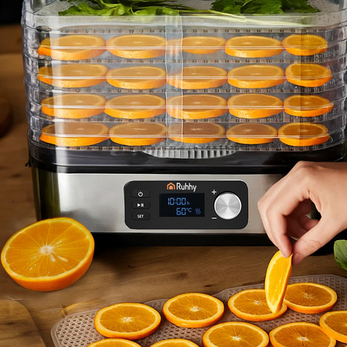 RUHHY Mushroom Dryer – Efficient, Versatile, and Energy-Saving Food Dehydrator (WNDR25928) - Image 13