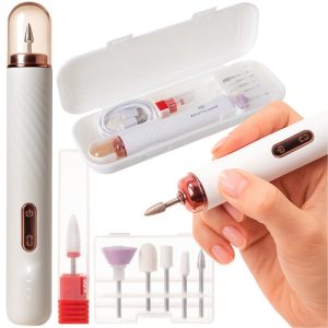 BEAUTYLUSHH Cordless Nail Drill – Manicure & Pedicure Set with 6 Bits (WNDR25805)