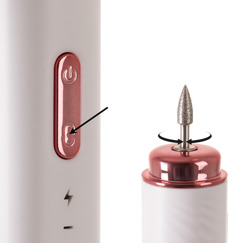 BEAUTYLUSHH Cordless Nail Drill – Manicure & Pedicure Set with 6 Bits (WNDR25805) - Image 9