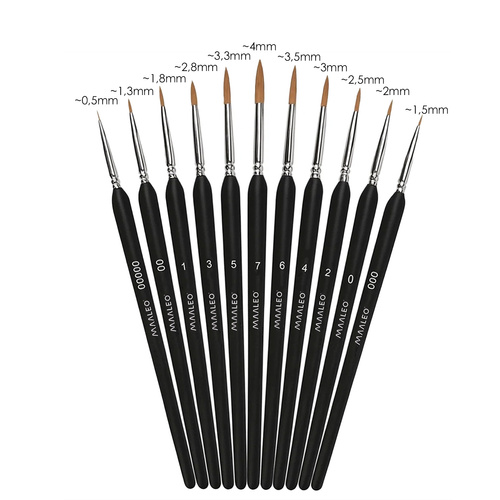 MAALEO 11-Piece Artistic Painting Brush Set with Stand – Master Every Stroke (WNDR26118) - Image 2