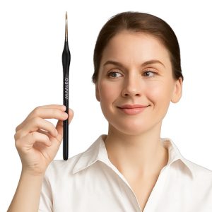 MAALEO Artistic Painting Brushes – Set of 5 with Stand - Precision & Comfort in Every Stroke (WNDR26119)